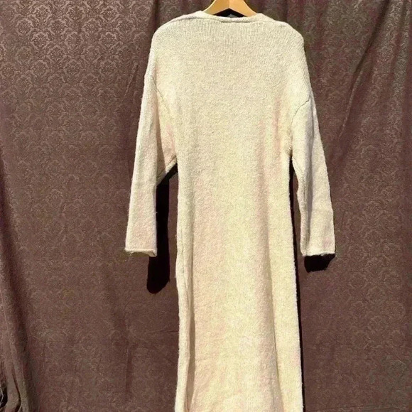 NWT ZARA AW21 SAND KNIT MIDI DRESS 2488/111 - Picture 5 of 10
